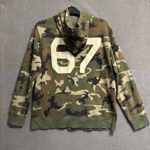 Polo Ralph Lauren Camoflauge Full Zip Hoodie Boys Size XL 18-20 Pockets RLPC 67